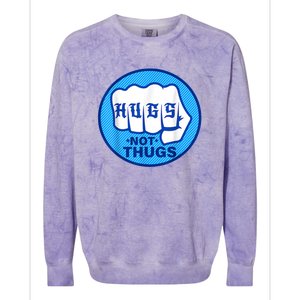 HUGS NOT THUGS Shirt Hugs Not Thugs Colorblast Crewneck Sweatshirt