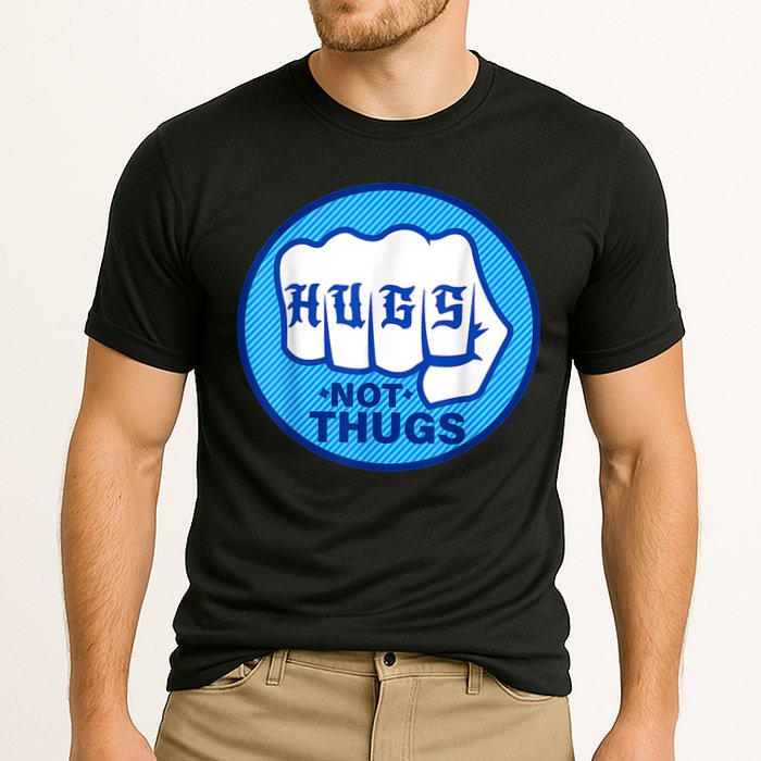 HUGS NOT THUGS Shirt Hugs Not Thugs Cooling Performance Crew T-Shirt