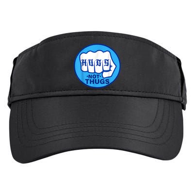 HUGS NOT THUGS Shirt Hugs Not Thugs Adult Drive Performance Visor