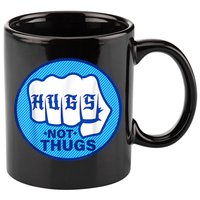 HUGS NOT THUGS Shirt Hugs Not Thugs 11oz C Handle Ceramic Mug