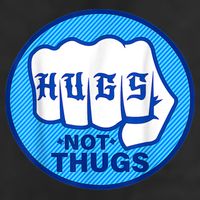 HUGS NOT THUGS Shirt Hugs Not Thugs 25L Jumbo Tote