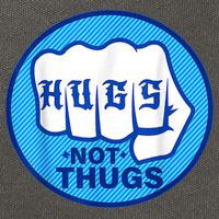 HUGS NOT THUGS Shirt Hugs Not Thugs Cotton Canvas Backpack