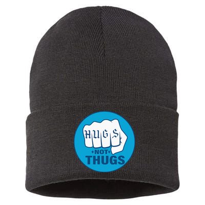 Hugs Not Thugs Sustainable Knit Beanie