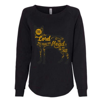 Head Not The Tail Womens California Wash Sweatshirt