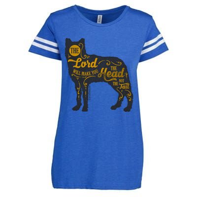 Head Not The Tail Enza Ladies Jersey Football T-Shirt