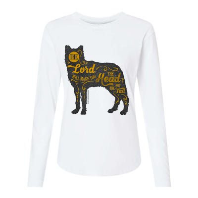 Head Not The Tail Womens Cotton Relaxed Long Sleeve T-Shirt