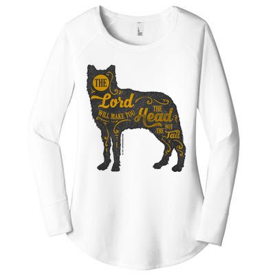 Head Not The Tail Women's Perfect Tri Tunic Long Sleeve Shirt