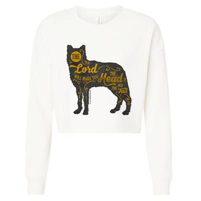 Head Not The Tail Cropped Pullover Crew