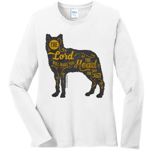 Head Not The Tail Ladies Long Sleeve Shirt