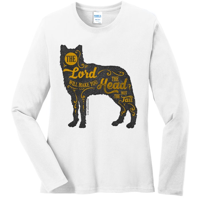 Head Not The Tail Ladies Long Sleeve Shirt