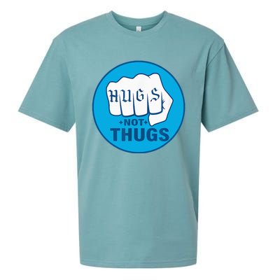 Hugs Not Thugs Sueded Cloud Jersey T-Shirt