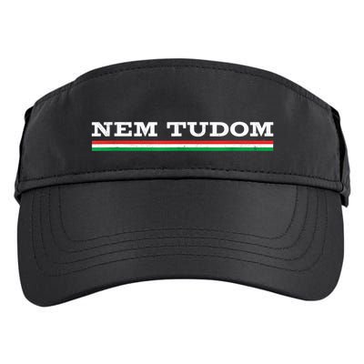 Hungarian Nem Tudom Funny Hungary Traditional Wine Drink Adult Drive Performance Visor