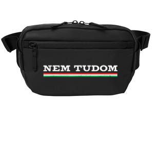 Hungarian Nem Tudom Funny Hungary Traditional Wine Drink Crossbody Pack