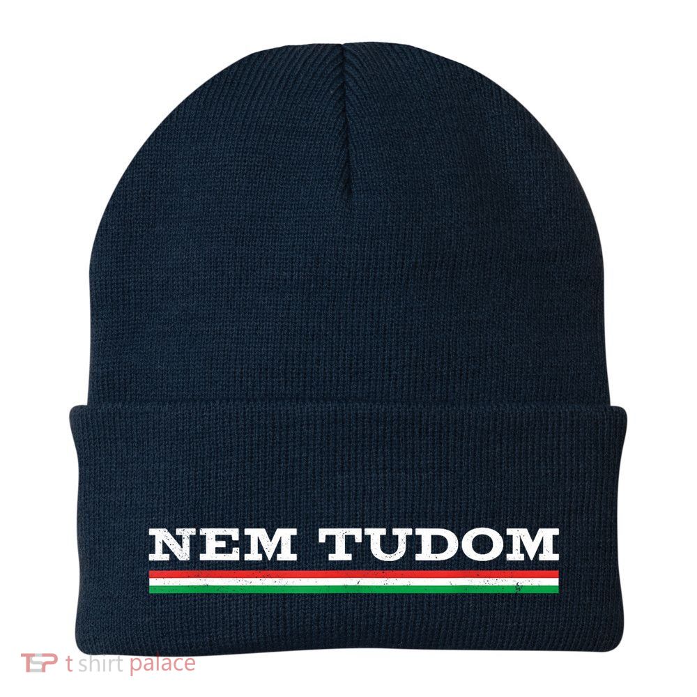 Hungarian Nem Tudom Funny Hungary Traditional Wine Drink Beanie