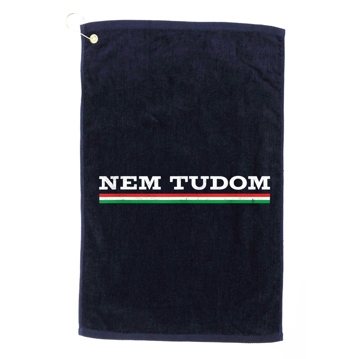 Hungarian Nem Tudom Funny Hungary Traditional Wine Drink Golf Towel