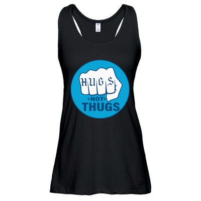 Hugs Not Thugs Ladies Essential Flowy Tank