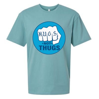 Hugs Not Thugs Sueded Cloud Jersey T-Shirt