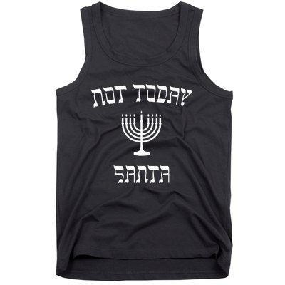 Hanukkah Not Today Santa Tank Top