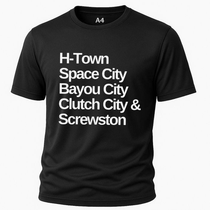 Houston Nicknames Texas Cooling Performance Crew T-Shirt