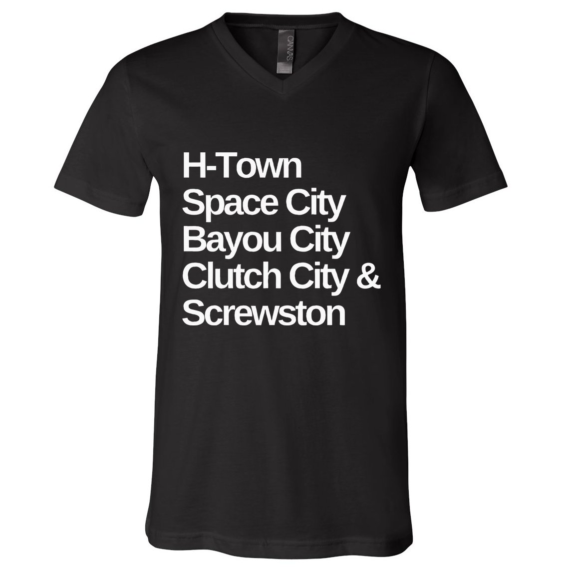 Houston Nicknames Texas V-Neck T-Shirt