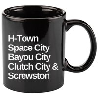 Houston Nicknames Texas 11oz C Handle Ceramic Mug