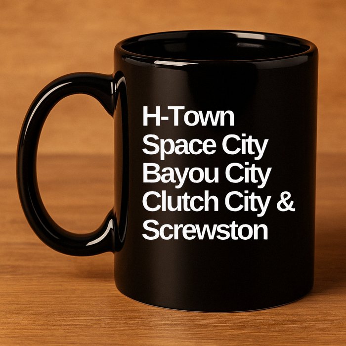 Houston Nicknames Texas 11oz C Handle Ceramic Mug