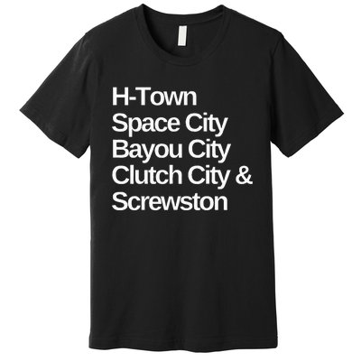 Houston Nicknames Texas Premium T-Shirt