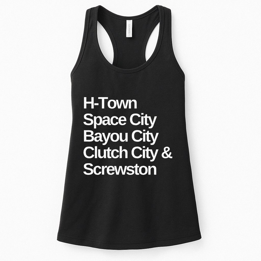 Houston Nicknames Texas Womens Tank Top
