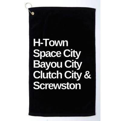 Houston Nicknames Texas Golf Towel