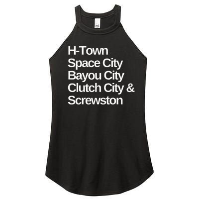 Houston Nicknames Texas Women’s Perfect Tri Rocker Tank