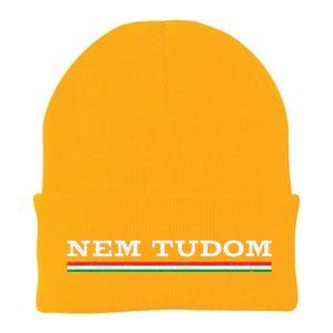 Hungarian Nem Tudom Funny Hungary Traditional Saying Knit Cap Winter Beanie