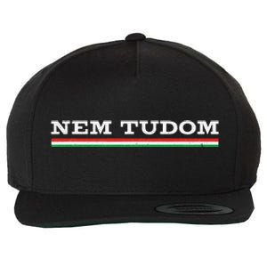 Hungarian Nem Tudom Funny Hungary Traditional Saying Wool Snapback Cap