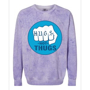 HUGS NOT THUGS Colorblast Crewneck Sweatshirt