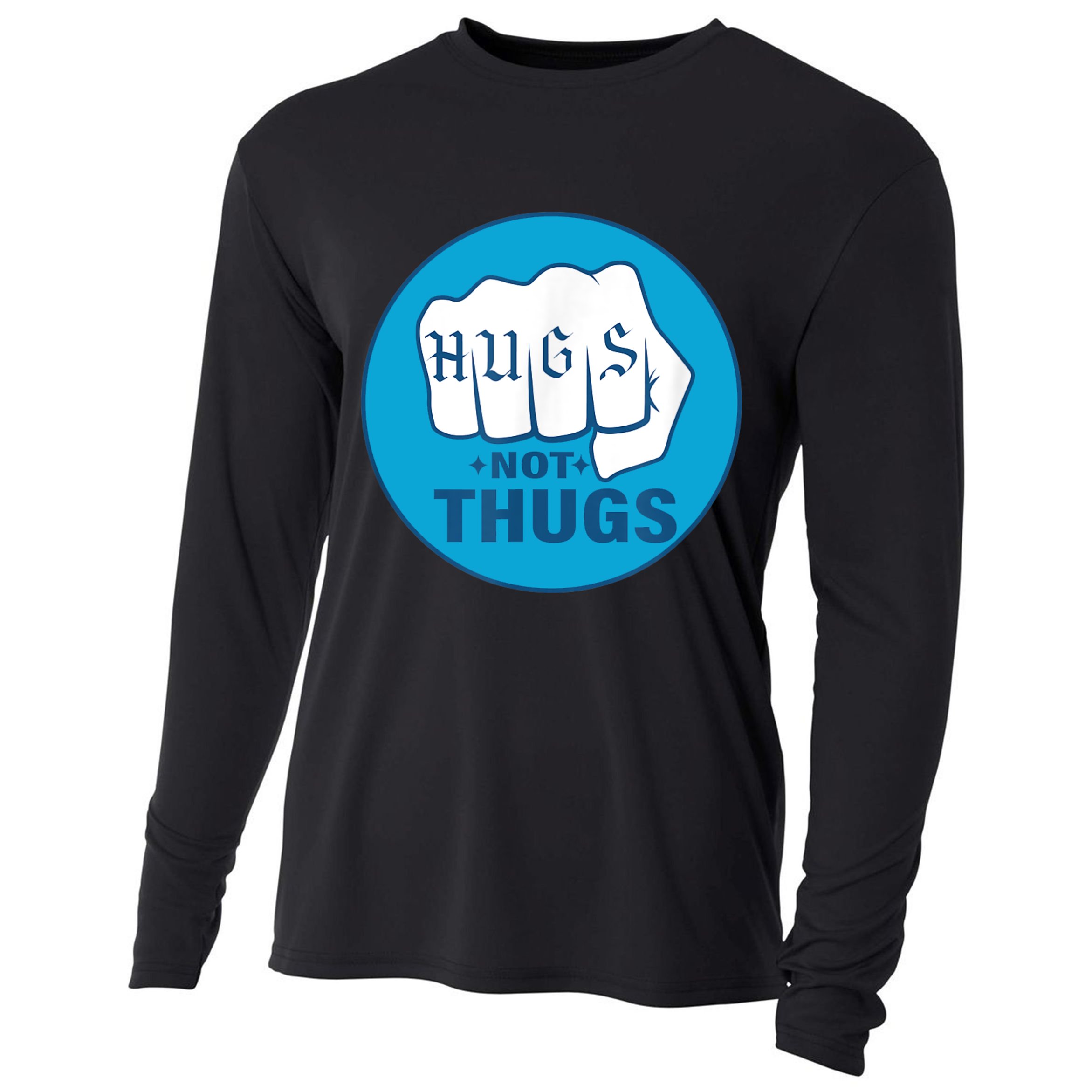 HUGS NOT THUGS Cooling Performance Long Sleeve Crew