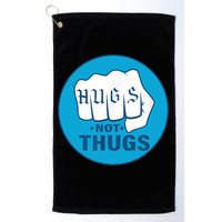HUGS NOT THUGS Golf Towel