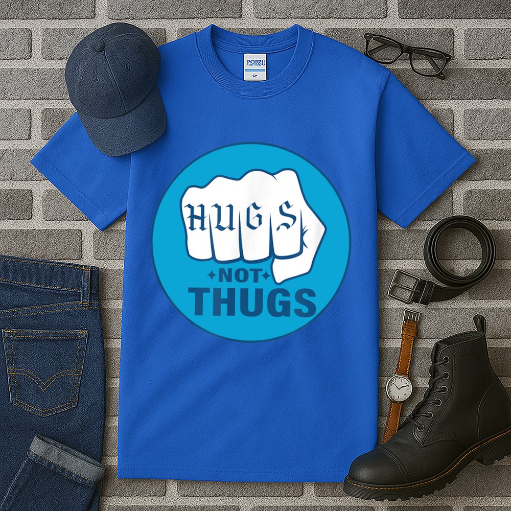 HUGS NOT THUGS Tall T-Shirt
