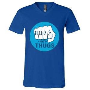 HUGS NOT THUGS V-Neck T-Shirt