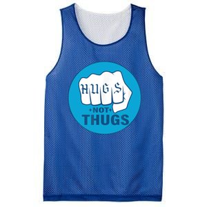 HUGS NOT THUGS Mesh Reversible Basketball Jersey Tank