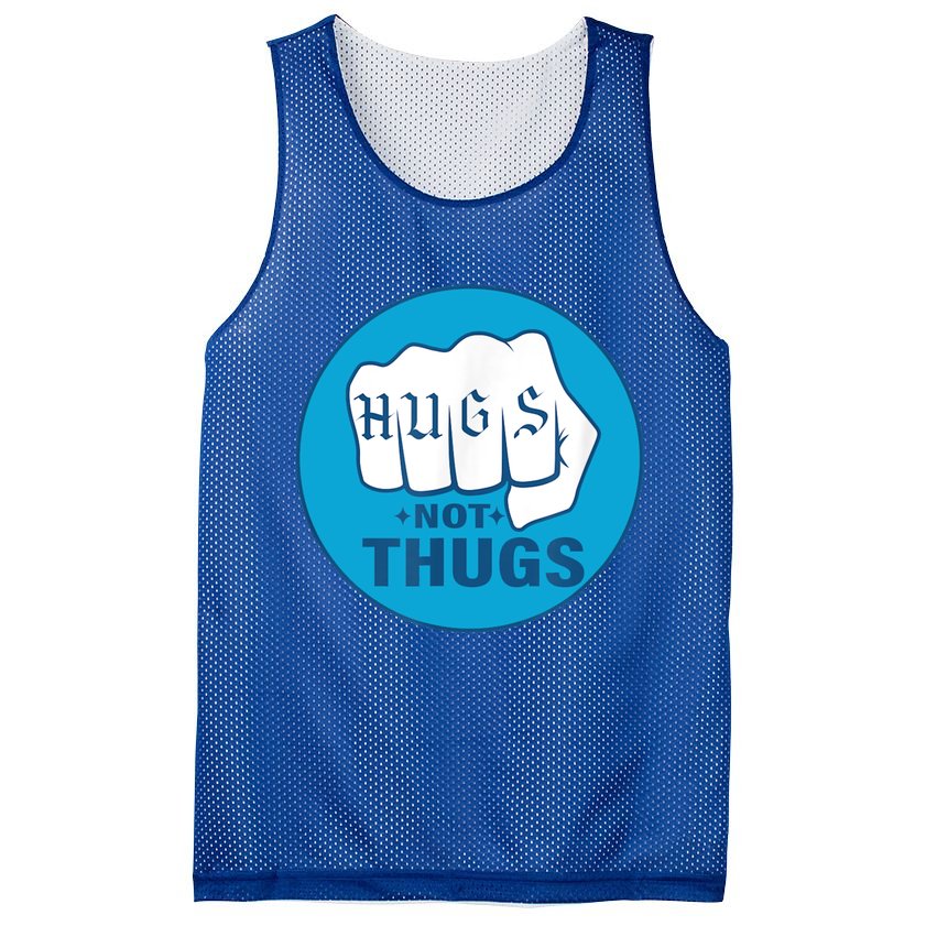 HUGS NOT THUGS Mesh Reversible Basketball Jersey Tank