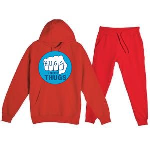 HUGS NOT THUGS Premium Hooded Sweatsuit Set