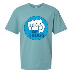 HUGS NOT THUGS Sueded Cloud Jersey T-Shirt