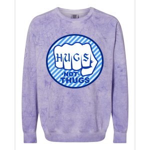 HUGS NOT THUGS Colorblast Crewneck Sweatshirt