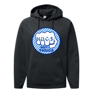 HUGS NOT THUGS Performance Fleece Hoodie