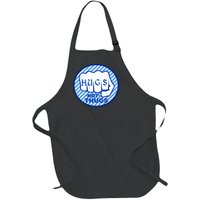 HUGS NOT THUGS Full-Length Apron With Pockets