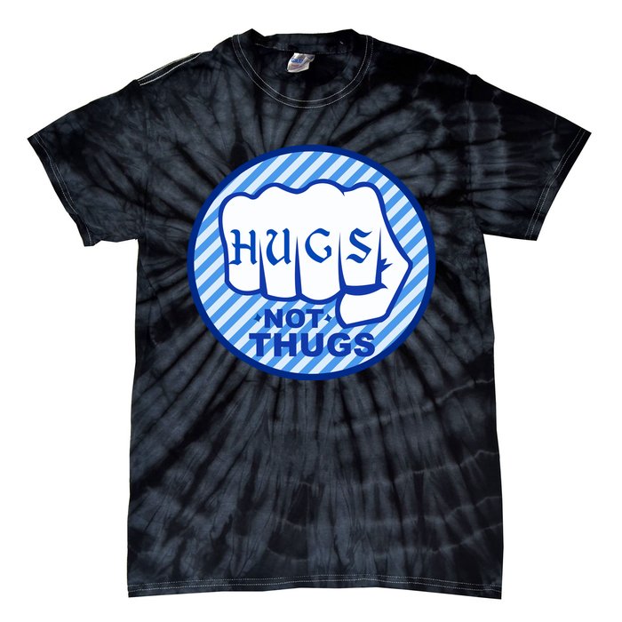 HUGS NOT THUGS Tie-Dye T-Shirt