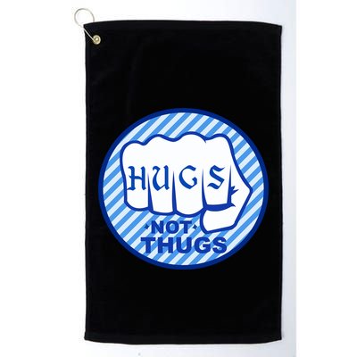 HUGS NOT THUGS Golf Towel