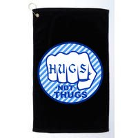 HUGS NOT THUGS Golf Towel