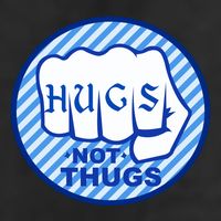 HUGS NOT THUGS Golf Towel