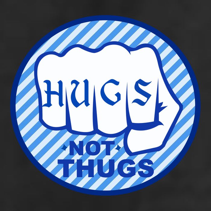 HUGS NOT THUGS Golf Towel