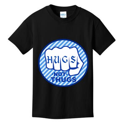 HUGS NOT THUGS Kids T-Shirt